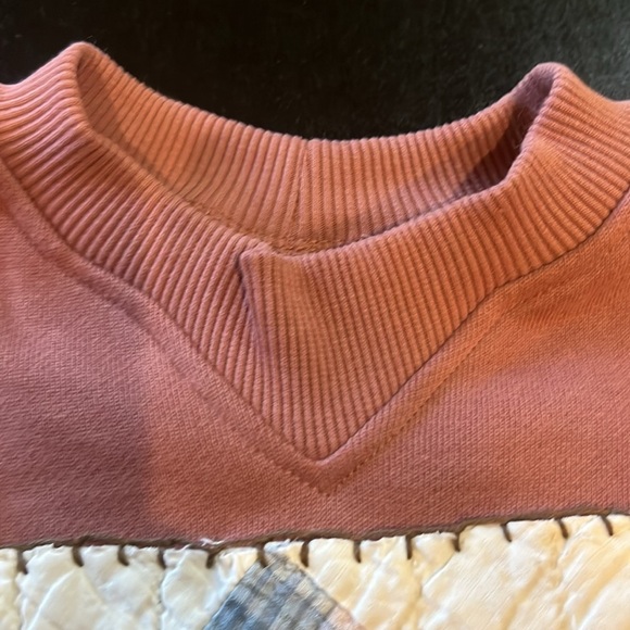 Child’s Patchwork Quilt Block Crewneck Sweatshirt - Picture 4 of 5